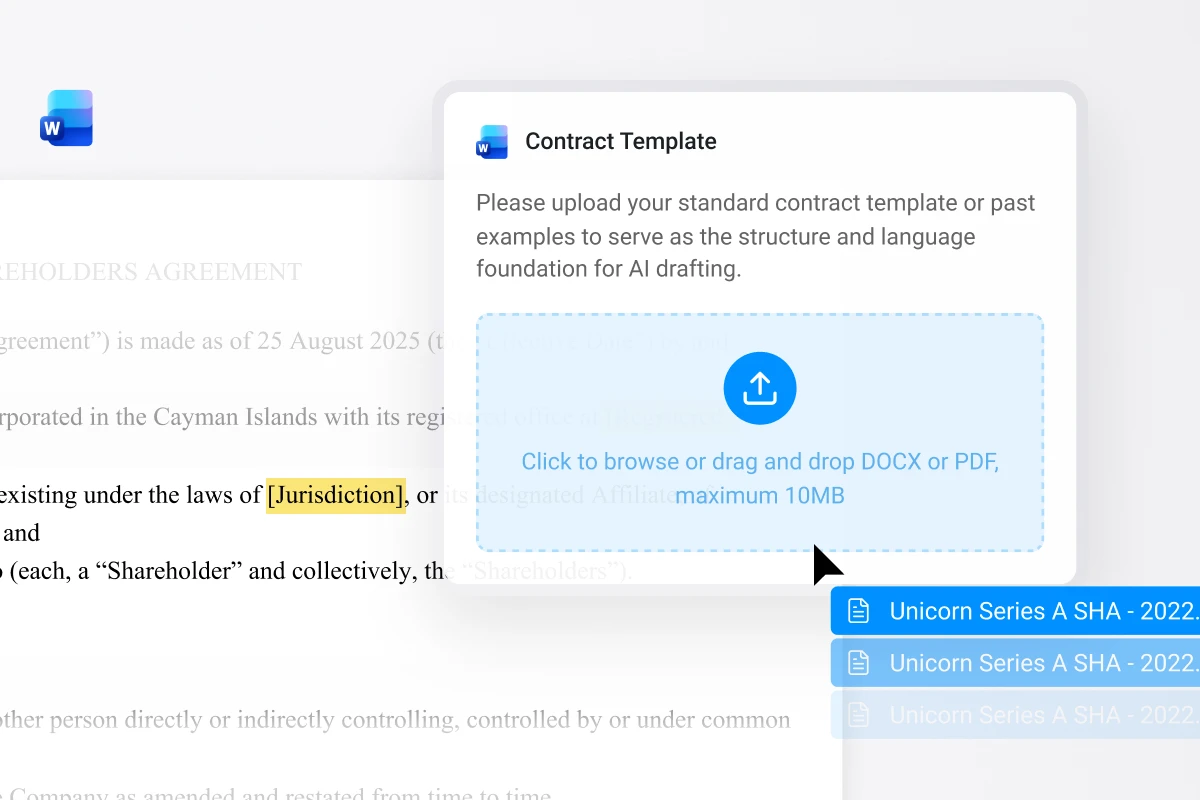 LexDraft product screenshot